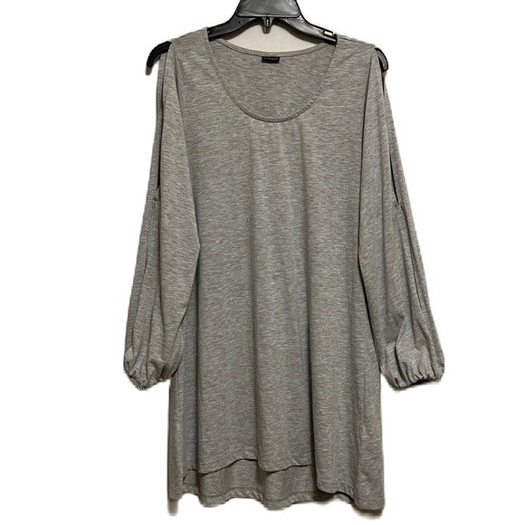 Lascana Dresses & Skirts - LASCANA Shirt Dress, Light Heather Gray, Size Small